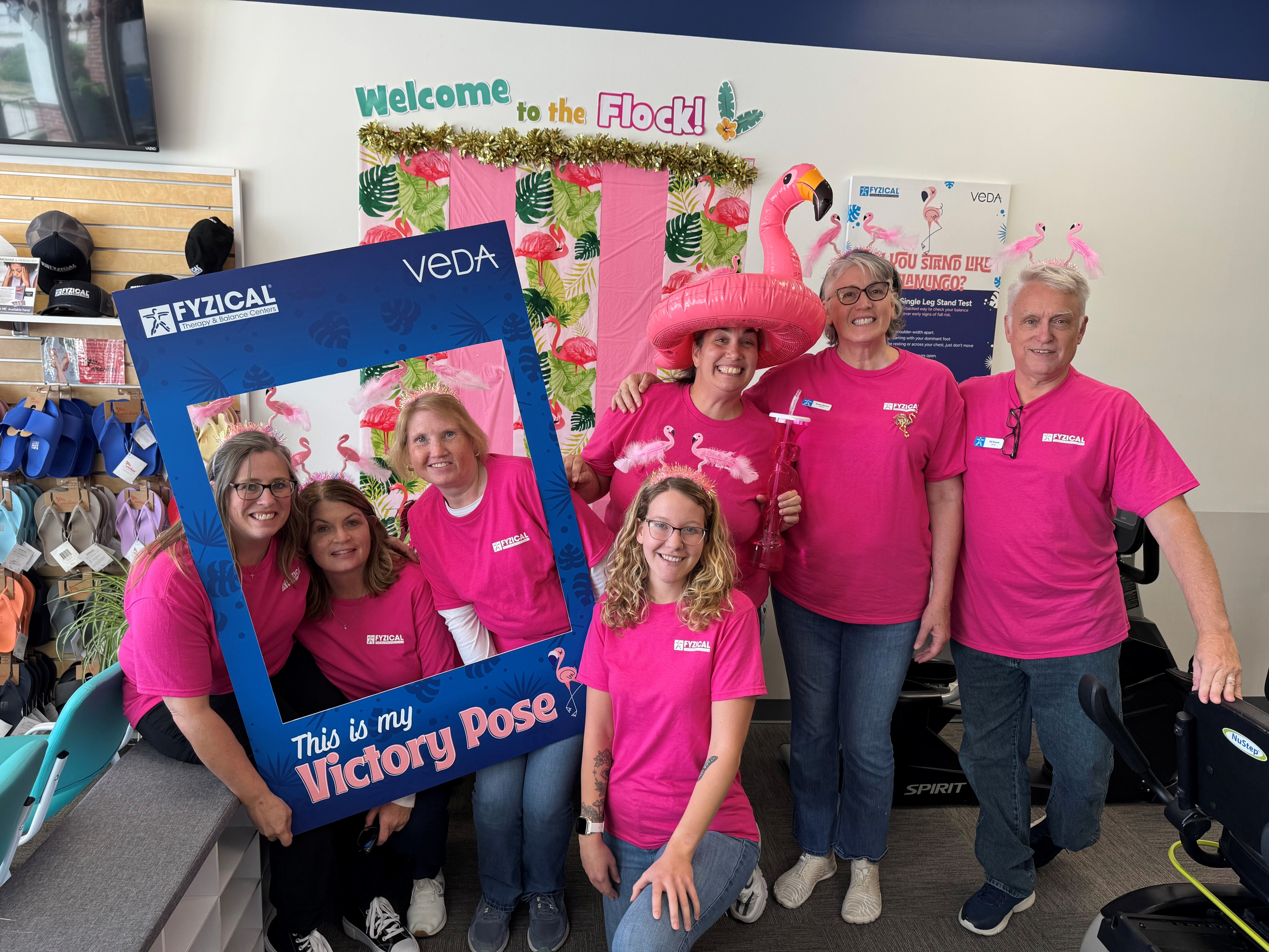 FYZICAL Twin City Bangor celebrates Fight the Fall with their “This Is My Victory Pose” — standing strong for balance, confidence, and prevention.