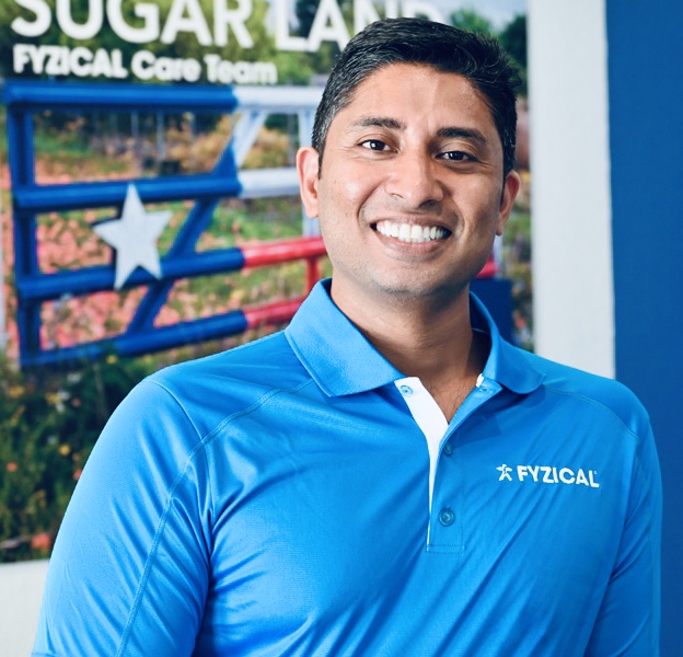 Noel Thomas, PT, Owner, FYZICAL Sugar Land FYZICAL Harvest Green, Texas.
