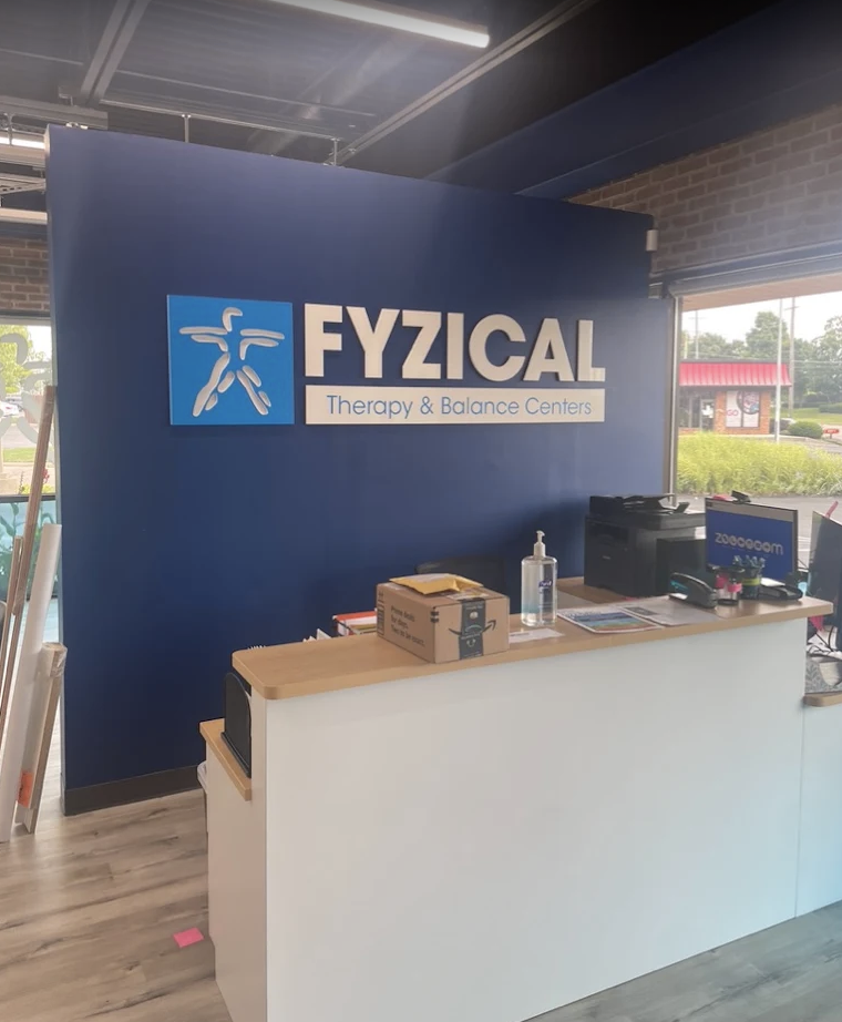 FYZICAL Upper Arlington front desk.