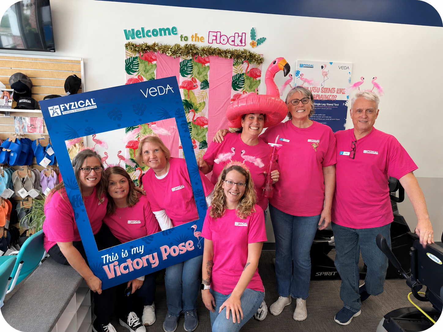 FYZICAL Twin City Bangor celebrates Fight the Fall with their “This Is My Victory Pose” — standing strong for balance, confidence, and prevention.