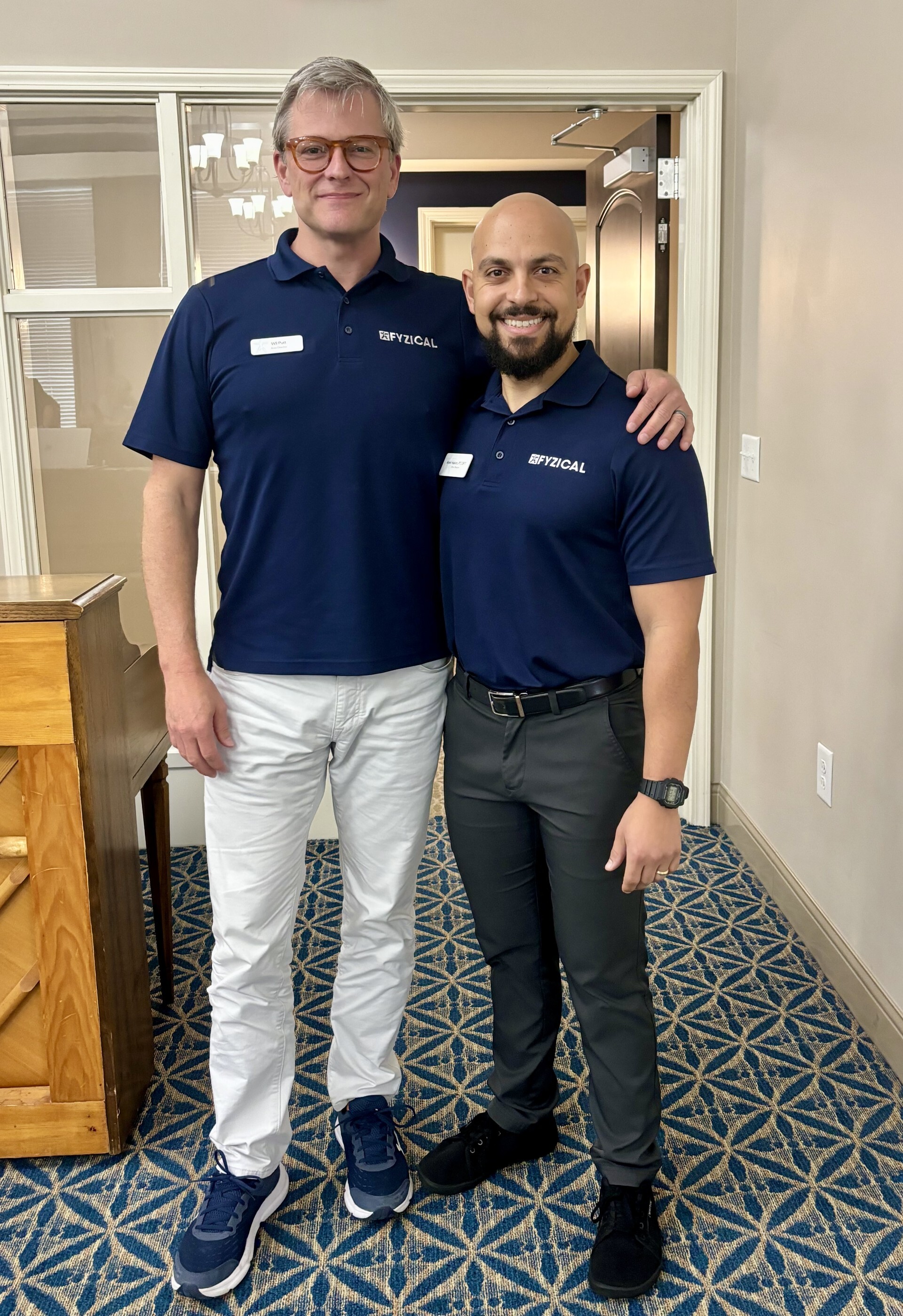 FYZICAL's Master Franchisee Wil Putt and Dr. Amir Hakim